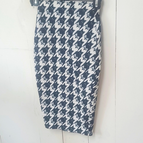 Blackmilk Dresses & Skirts - Blackmilk Houndstooth Owl Bat Pencil Skirt